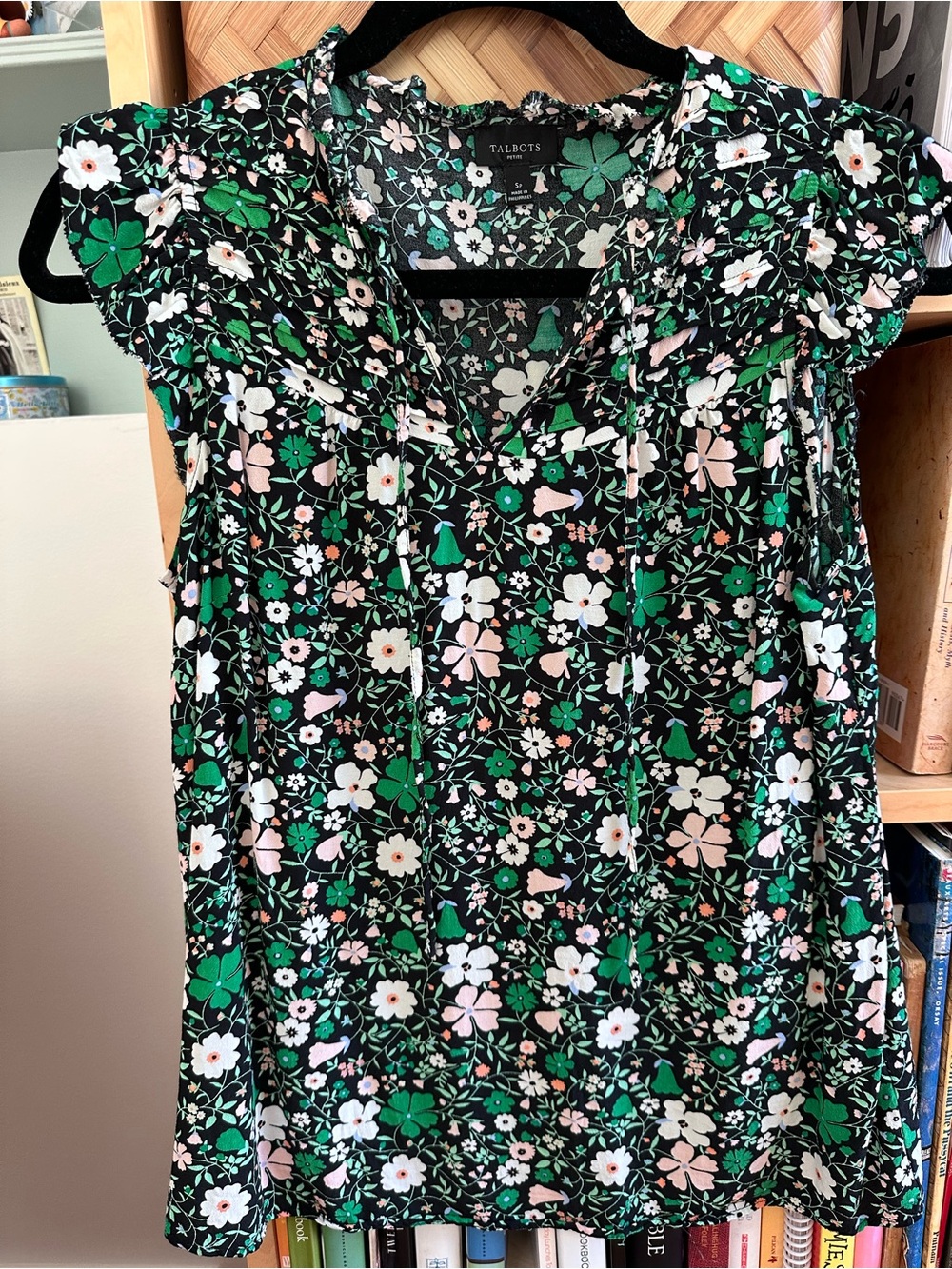 Talbots Shamrock Blouse
